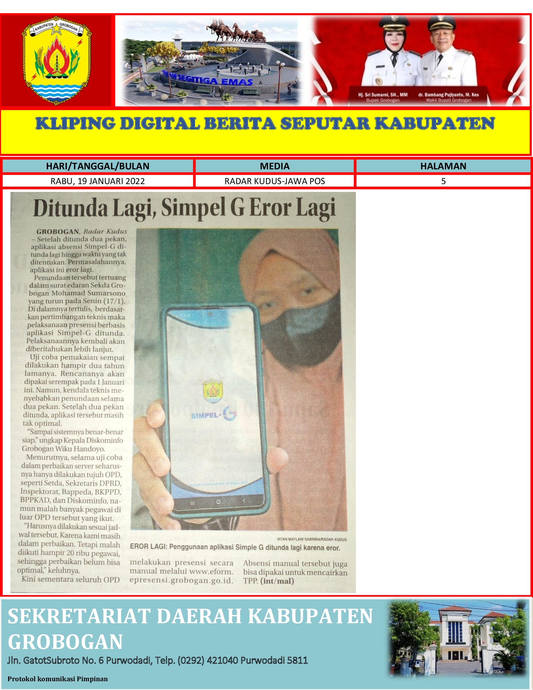 Ditunda Lagi Simple G Eror Lagi Radar Kudus 19012022